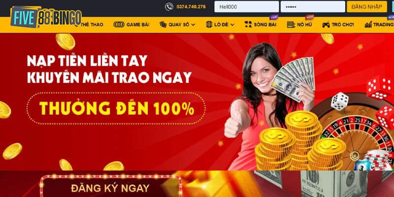 Tìm hiểu khuyến mãi Five88