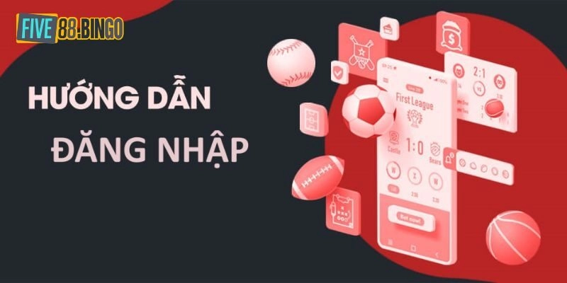 Thao tác đăng nhập Five88