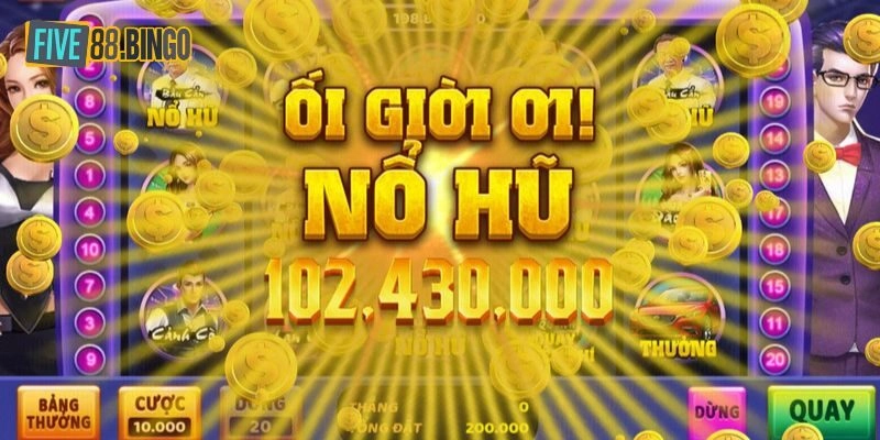 Nổ Hũ Vàng xứng đáng là siêu phẩm game slots Five88
